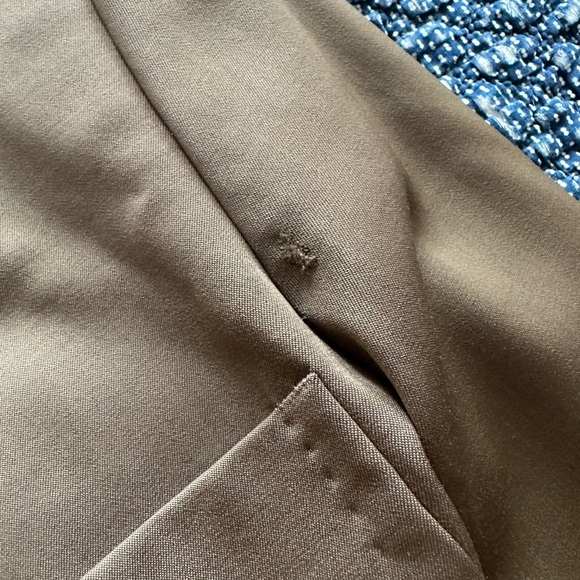 MaxMara Olive Wool Military Blazer Size 6 - Picture 15 of 15